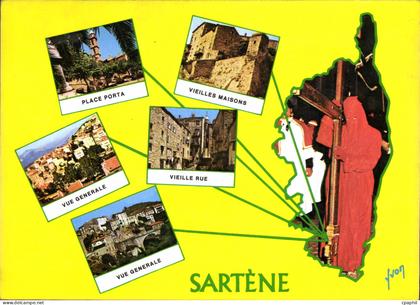 CPSM La Corse Oasis de Beaute Sartene Corse