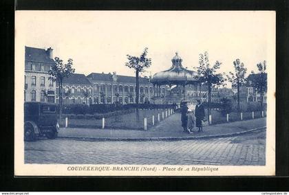 CPA Coudekerque-Branche, Place de la République