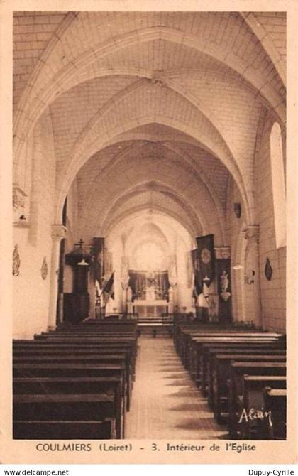 COULMIERS - Intérieur de l'Eglise - très bon état