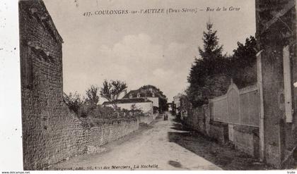 COULONGES-SUR-L'AUTIZE RUE DE LA GRUE
