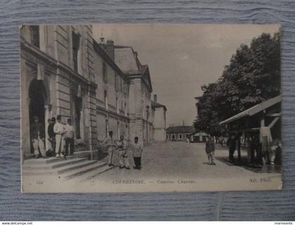Cpa Courbevoie (92) caserne Charras