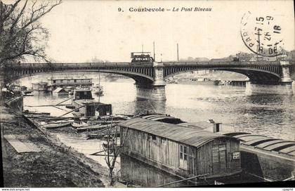 CPA Courbevoie Le Pont Bineau