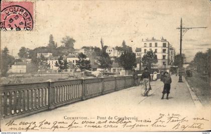 CPA Courbevoie Pont de Courbevoie