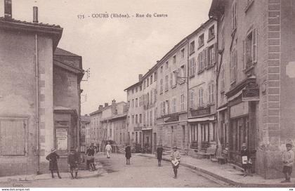 COURS-LA-VILLE -69- Rue du Centre - Animation - A 17487/88