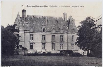 14 - Courseulles-sur-Mer - Le château - Façade de l'Est - Non voyagé - Dos d...