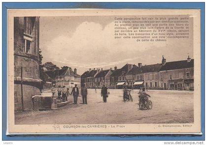 89 - COURSON les CARRIERES -- La place