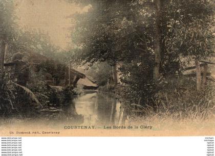 C P A - 45 - COURTENAY - les bords de la  Cléry