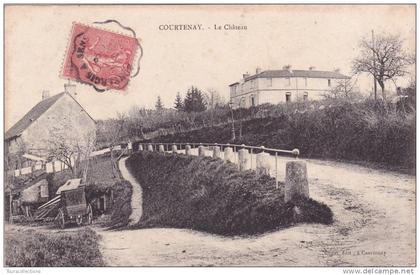 CPA 45 @ COURTENAY @ Le Château @