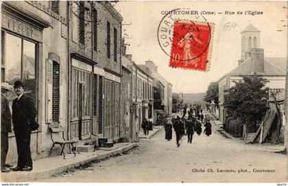 CPA Courtomer - Rue de l'Église (435820)