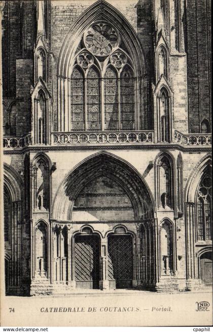 Coutances CPA Cathedrale