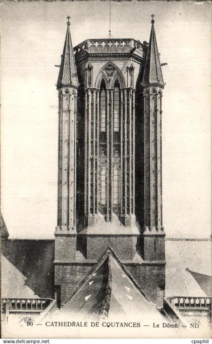 CPA Cathedrale De Coutances Le Dome