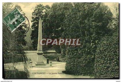 CPA Coutances Le Jardin Public
