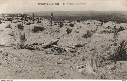 CPA Craonne Chemin des Dames Le Plateau de Californie Militaria