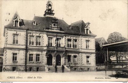 Creil CPA Hotel de ville