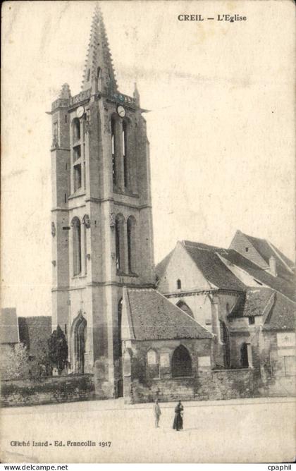 Creil CPA L'eglise