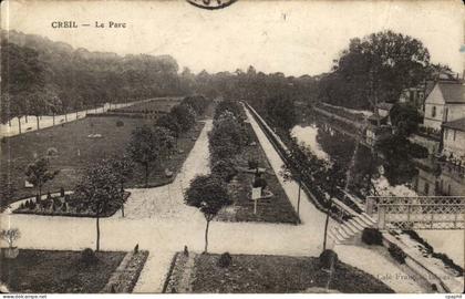Creil CPA le parc