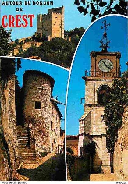 Carte Postale - 26 - Crest - Multivues - Vieilles pierres - Flamme Postale de Crest - CPM - Voir Scans Recto-Verso - Pos