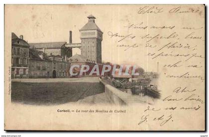 CPA Corbeil la tour des moulins de Creteil