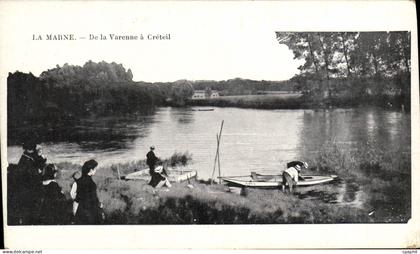 CPA La Marne De la Varenne a Creteil