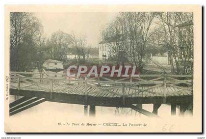 CPA Le Tour de Marne Creteil La passerelle