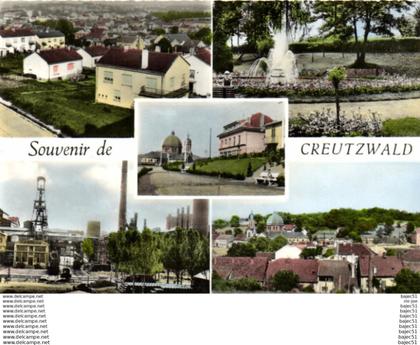 1 cpsm Souvenir de Creutzwald