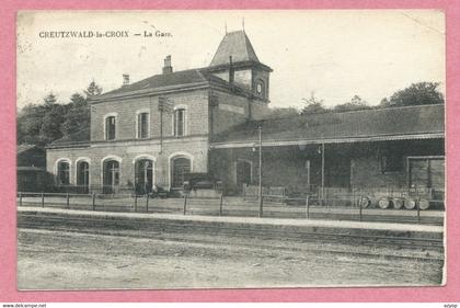 57 - CREUTZWALD la CROIX - La gare