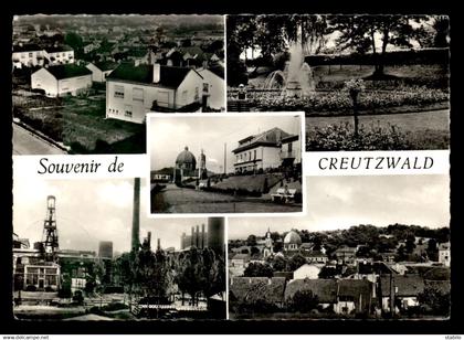 57 - CREUTZWALD - MULTIVUES - CARTE TAXEE