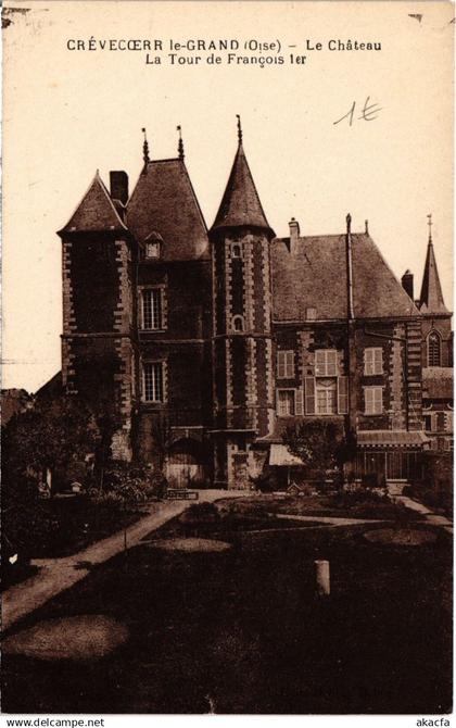 CPA Crévecoeur-le-Grand Le Chateau (1187195)