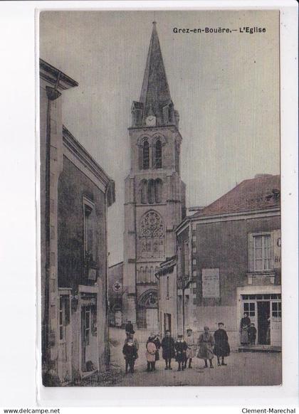 GREZ-en-BOUERE: l'église - état