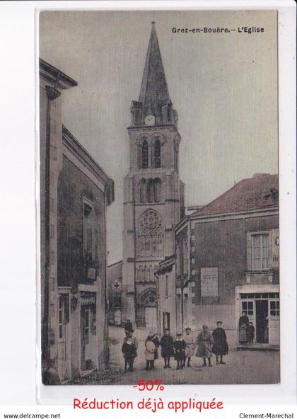 GREZ-en-BOUERE: l'église - état