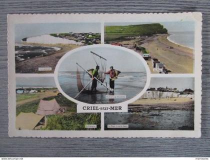cpsm Criel sur mer(76) multivue