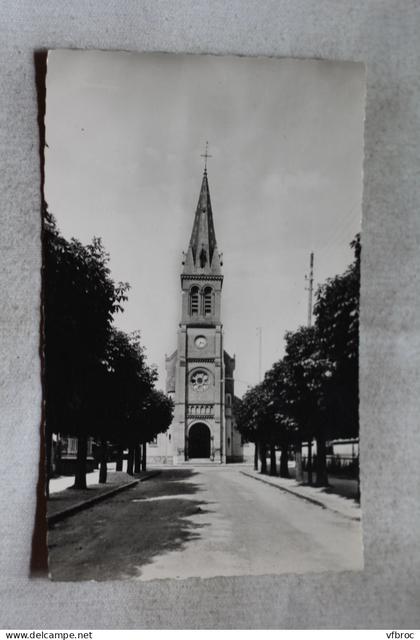 Cpsm 1958, Croissy sur Seine, l'église, Yvelines 78