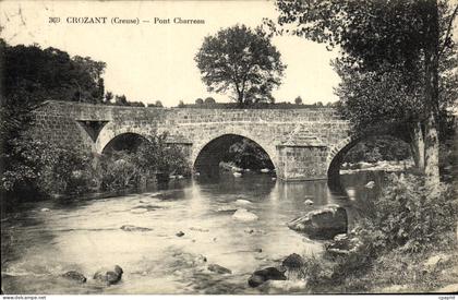 CPA Crozant Pont Charreau