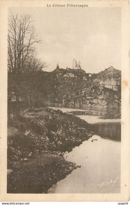 CPA La Creuse a Crozant