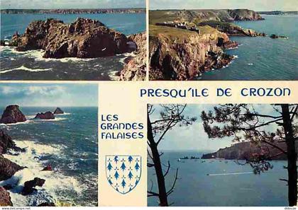 Carte Postale - 29 - Presqu'ile de Crozon - Les grandes falaises - Multivues - Voir Scans Recto Verso