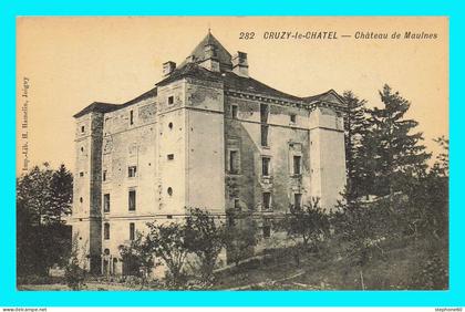 1Mu / 123 89 - 89 - Cruzy le Chatel - Château de Maulnes