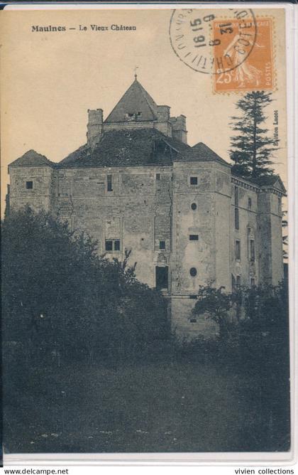 Cruzy le Chatel (89 Yonne) Le vieux château de Maulnes