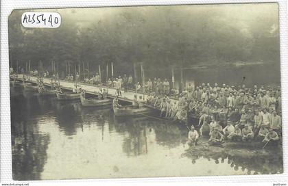 DANJOUTIN- CARTE-PHOTO- MANOEUVRES DU GENIE- PHOTO LAFETTE A DANJOUTIN