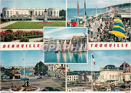 CPM Deauville Trouville Le Casino de Deauville les Planches Bassin des Yachts