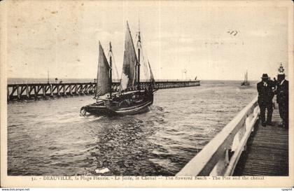 Deauville - Jetee - Le Chenal - CPA