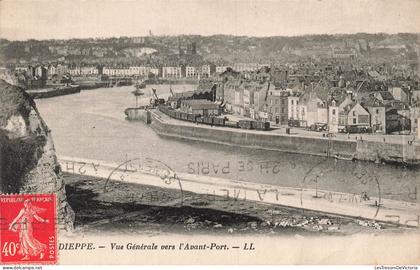 FRANCE - Dieppe - Avant Port - Rivière - Quai - Wagon - Transport - Bateau - Ville - Animé - LL - Carte postale ancienne
