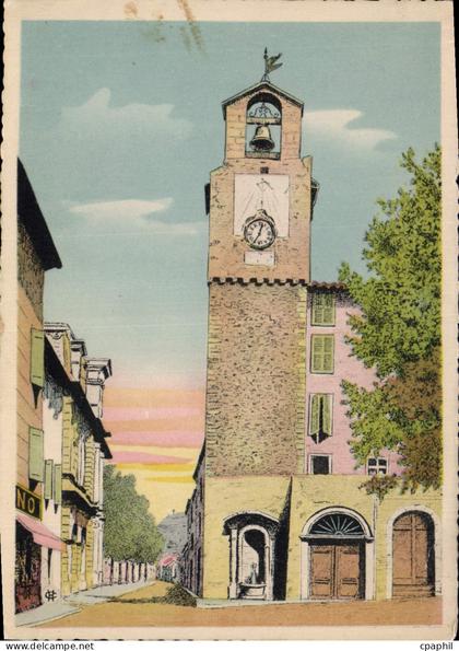 CPSM Dieulefit La Vieille Horloge