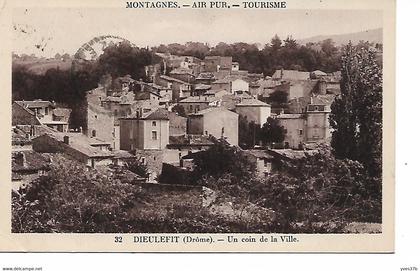 DIEULEFIT - Un coin de la Ville