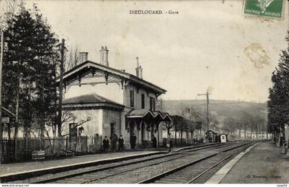 Dieulouard - Gare - Train - Trein - CPA