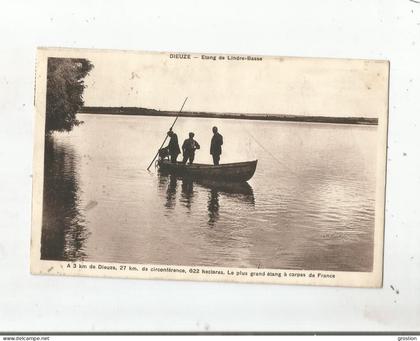 DIEUZE ETANG DE LINDRE BASSE A 3 KM DE DIEUZE 27 KM DE CIRCONFERENCE 622 HECTARES LE PLUS GRAND ETANG A CARPES DE FRANCE