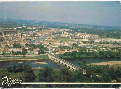 Carte Postale - 71 - Digoin - Vue Générale aérienne - CPM - Flamme Postale de Digoin 71 - Voir Scans Recto-Verso - Posca