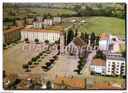 CPSM Digoin Vue Aerienne de l'Eglise de la Brierette