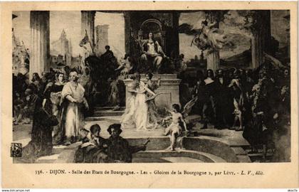 CPA DIJON - Salle des Etats de Bourgogne - Les Gloires de la Bourgogne (633383)