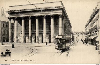 Dijon CPA Le theatre (tramway)