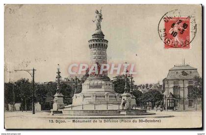 Dijon - Monument de la Defense - CPA